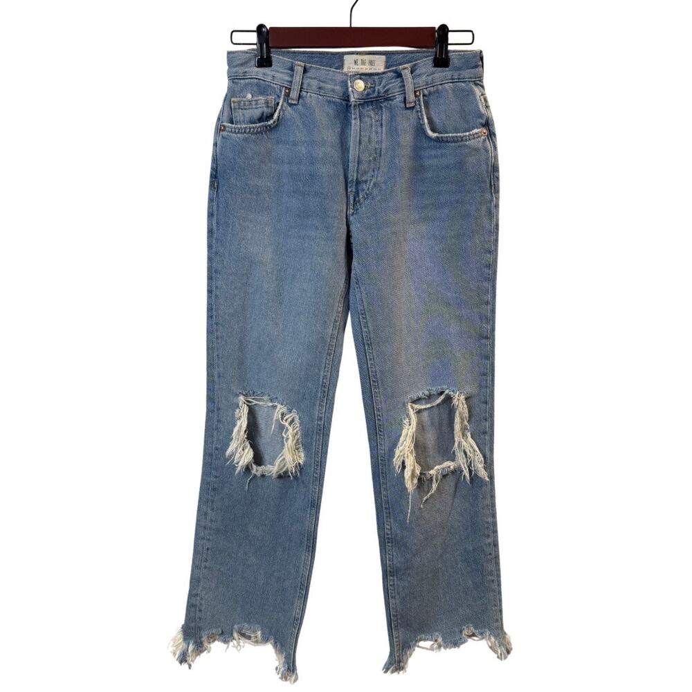 We the Free Free People Women’s Distressed Cropped Jeans Size 24